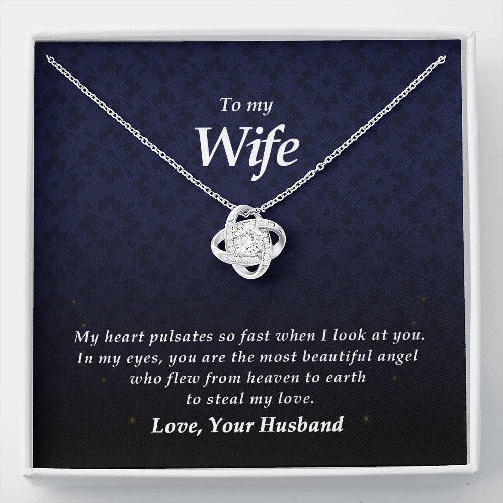 Love Knot Necklace, To My Wife