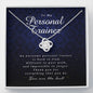 Love Knot Necklace, Appreciation Gift for Personal Trainer