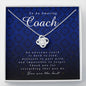 Love Knot Necklace, Coach Gift, Thank You Gift, Appreciation Gift, Best Birthday Christmas Gift Idea