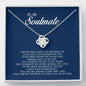 To My Soulmate, Love Knot Necklace