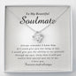 Love Knot Necklace, To My Beautiful Soulmate