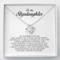 To My Stepdaughter Gift, Love Knot Necklace