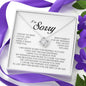 I'm Sorry Gift, Love Knot Necklace