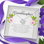 Love Knot Necklace, Granddaughter Gift from Grandpa / Grandma
