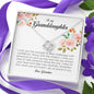 To My Granddaughter, Love Knot Necklace