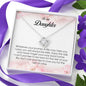 To My Daughter, Love Knot Necklace