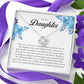 To My Daughter, Love Knot Necklace