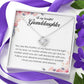 To My Beautiful Granddaughter, Love Knot Necklace