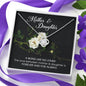 Mother & Daughter Gift, Love Knot Necklace