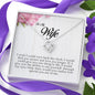 To My Wife, Love Knot Necklace
