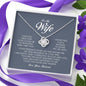 To My Wife, Love Knot Necklace