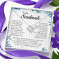 To My Soulmate, Love Knot Necklace