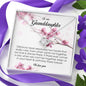 To Our Granddaughter, Love Knot Necklace