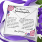 To My Awesome Granddaughter, Love Knot Necklace
