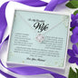 To My Beautiful Wife, Love Knot Necklace