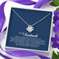 To My Soulmate, Love Knot Necklace