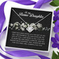 To My Bonus Daughter, Love Knot Necklace