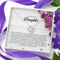 To My Beautiful Daughter, Love Knot Necklace