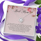 To My Best Mom, Love Knot Necklace