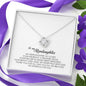 To My Stepdaughter Gift, Love Knot Necklace