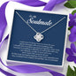 To My Soulmate, Love Knot Necklace