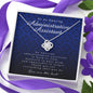 Love Knot Necklace, Administrative Assistant Gift, Thank You Gift, Appreciation Gift, Best Birthday Christmas Gift Idea