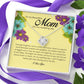 To My Beautiful Mother on My Wedding Day, Love Knot Necklace