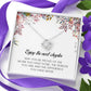 Enjoy The Next Chapter, Love Knot Necklace
