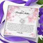To My Beautiful Mother, Love Knot Necklace