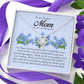 To My Dearest Mom on My Wedding Day, Love Knot Necklace