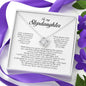 To My Stepdaughter Gift, Love Knot Necklace