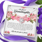 To My Dearest Granddaughter, Love Knot Necklace