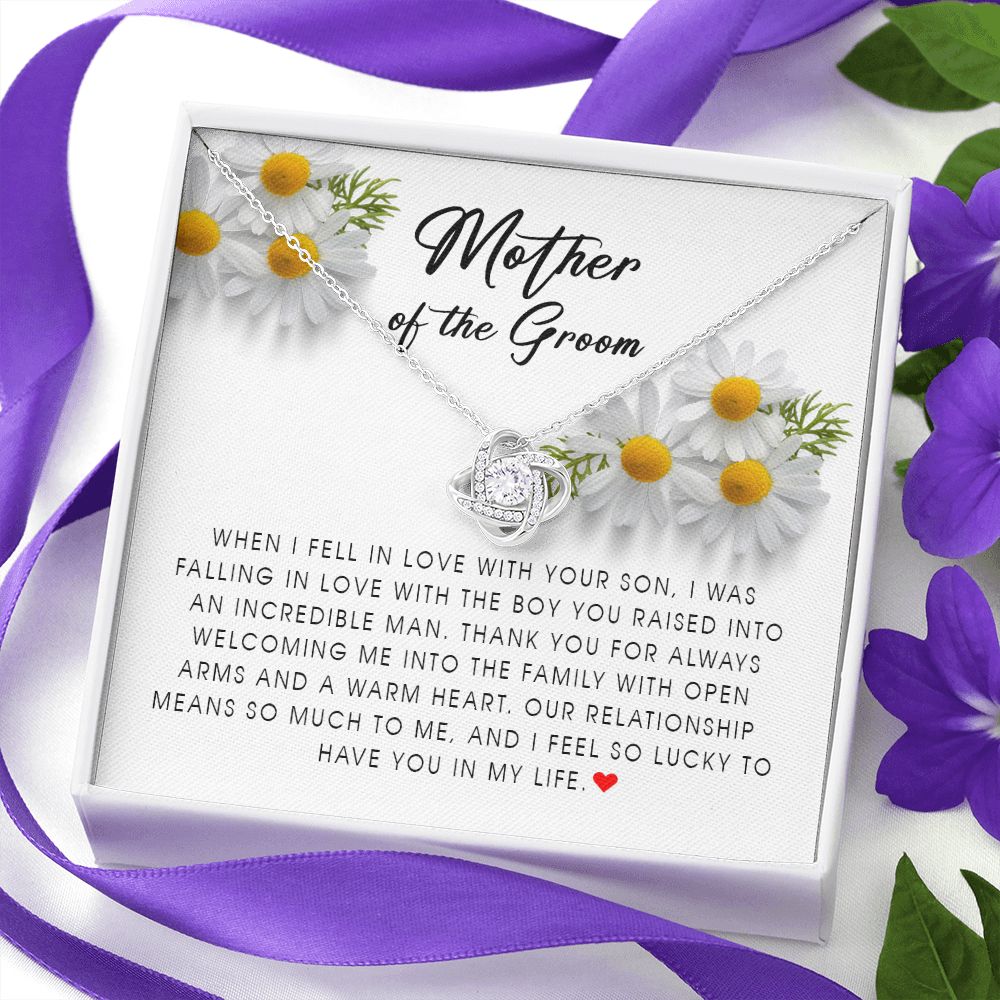 Mother of The Groom, Love Knot Necklace