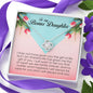To My Bonus Daughter, Love Knot Necklace