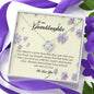 To Our Granddaughter, Love Knot Necklace