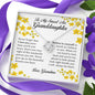 To My SmartAss Granddaughter, Love Knot Necklace