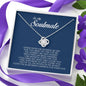 To My Soulmate, Love Knot Necklace