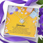 Grandma Gift, Love Knot Necklace