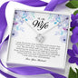 To My Wife, Love Knot Necklace