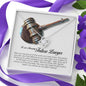 Future Lawyer Gift, Love Knot Necklace