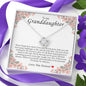 To My Granddaughter, Love Knot Necklace