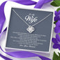To My Wife, Love Knot Necklace
