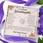 To My Beautiful Granddaughter, Love Knot Necklace