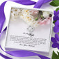 To My Wife, Love Knot Necklace