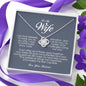 To My Wife, Love Knot Necklace