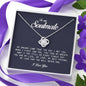 To My Soulmate, Love Knot Necklace