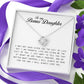 To My Bonus Daughter, Love Knot Necklace