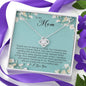 To my Mom, Love Knot Necklace