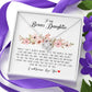 To My Bonus Daughter, Love Knot Necklace