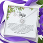 To My Wife, Love Knot Necklace